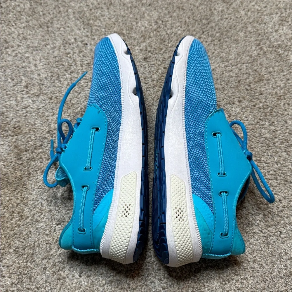 Sperry | 7 Seas 3-eye Boat Shoe in Turquoise Size 8 - Picture 6 of 12